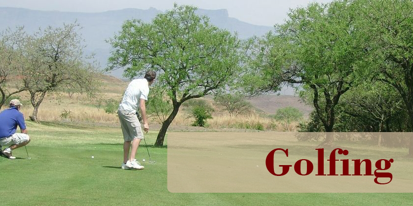 Golfing