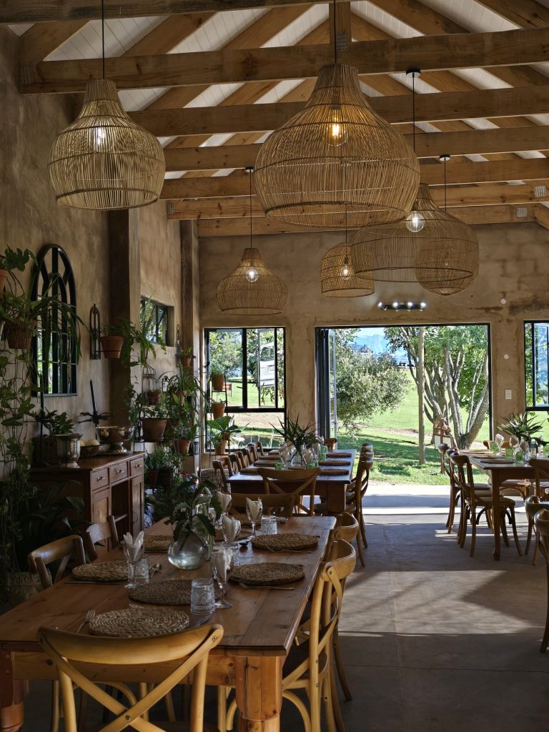 Dining experience at Berghouse & Cottages