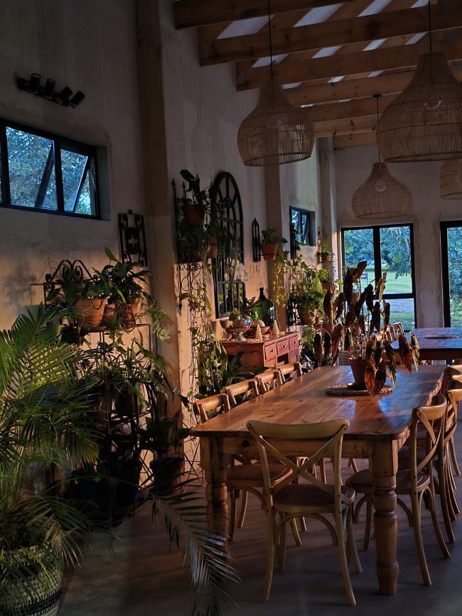 Dining experience at Berghouse & Cottages