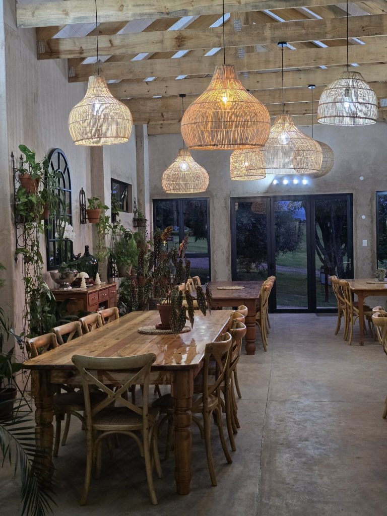 Dining experience at Berghouse & Cottages