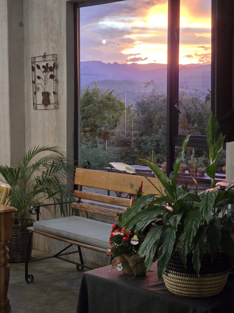Dining experience at Berghouse & Cottages