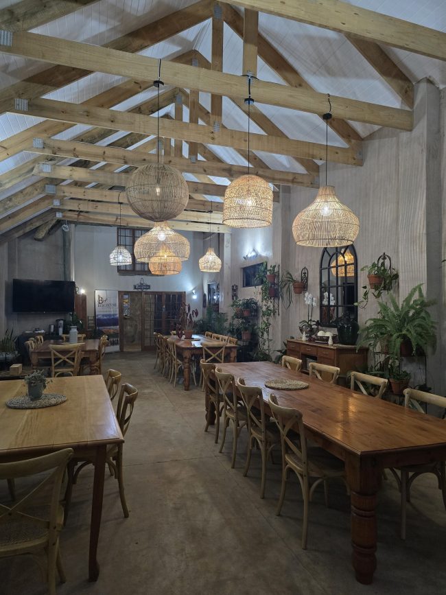 Dining experience at Berghouse & Cottages