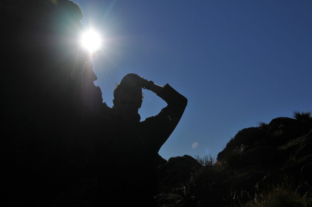 Hiking in the Northern Drakensberg mountains