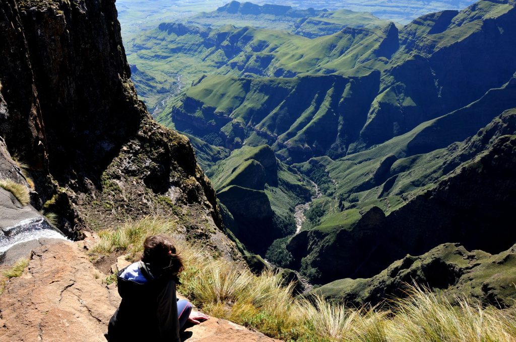 Hiking in the Northern Drakensberg mountains